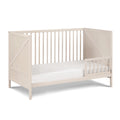 Pixie Zen 3 In 1 Crib In Washed Natural Natural Wood