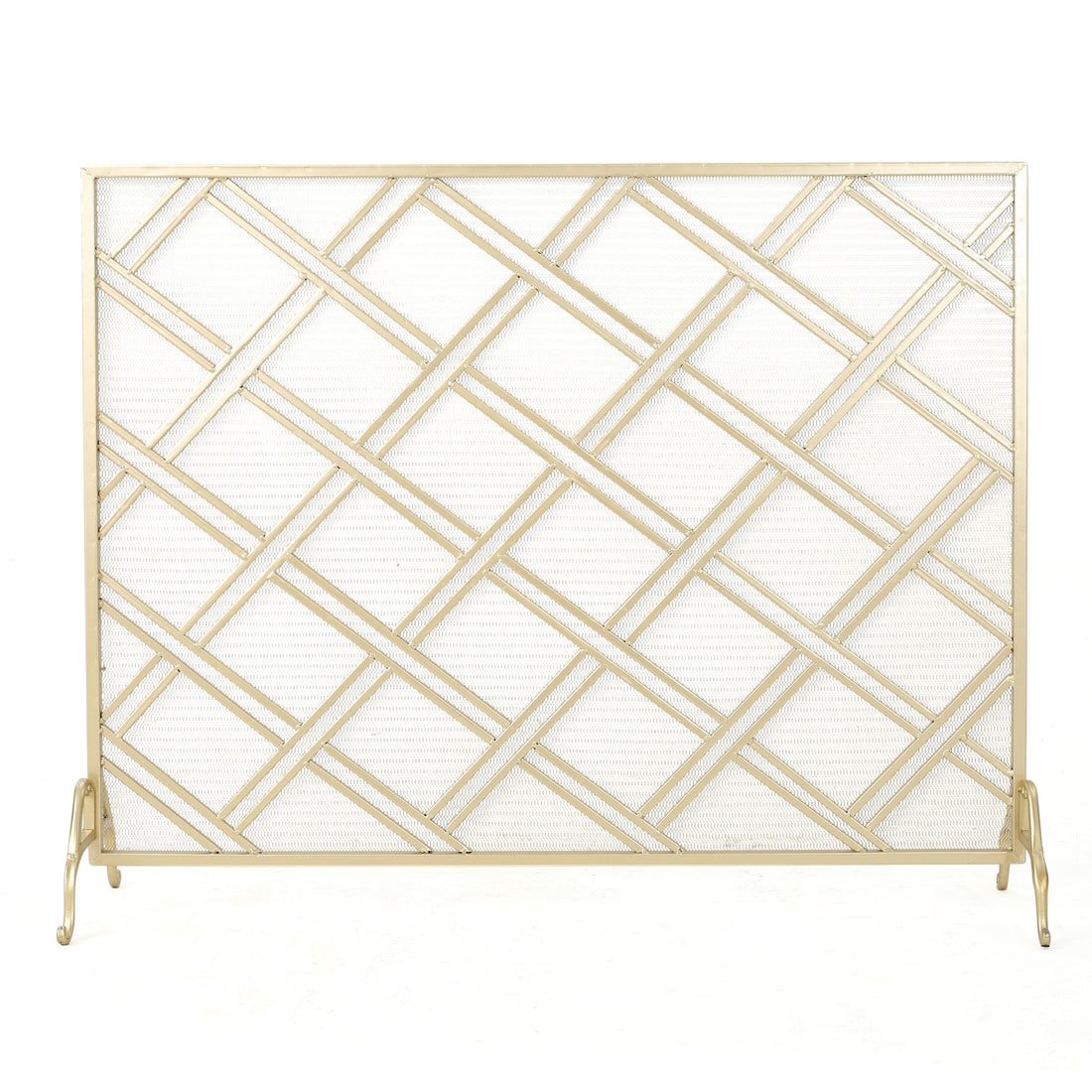 Fire Screens Gold Iron