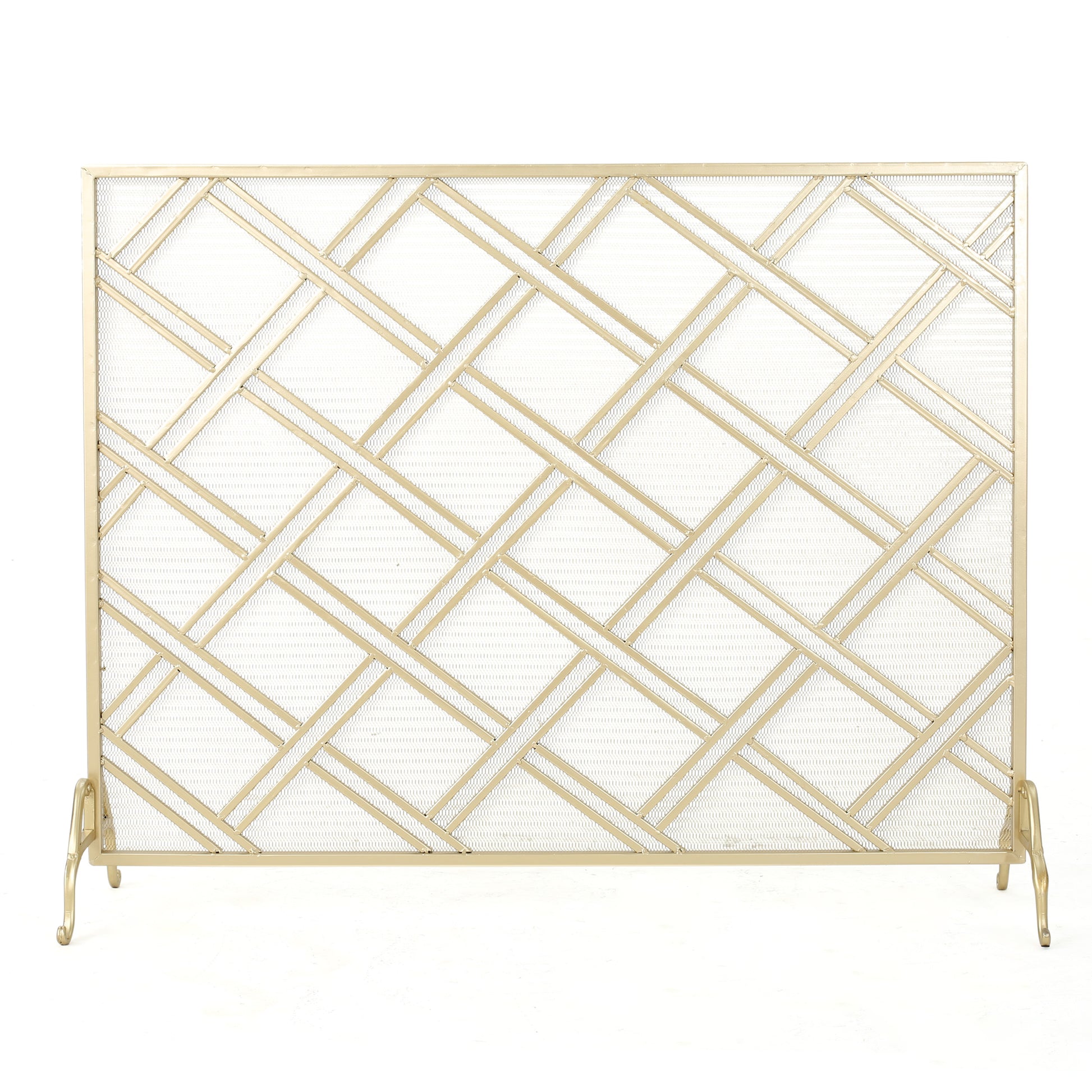 Fire Screens Gold Iron