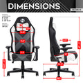 Techni Sport Rta Ts68C Bk Comfort Edge Black Gaming Chair Black Office Spot Clean Modern Office Chairs Foam,Polyurethane,Steel