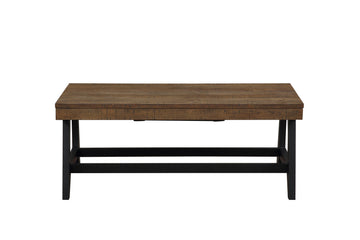 Ralston Lift Top Coffee Table Brown Brown Wood