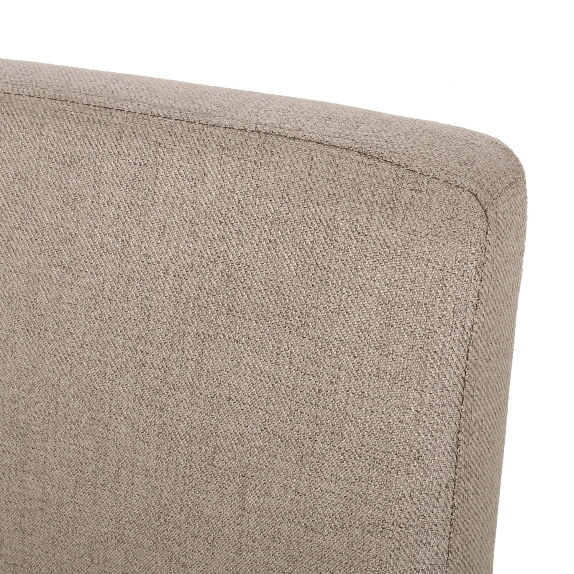 Dining Chair Taupe Fabric