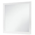 Charlston White Mirror White Solid Wood Mdf