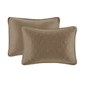 Reversible Bedspread Set Mocha King Mocha Cotton