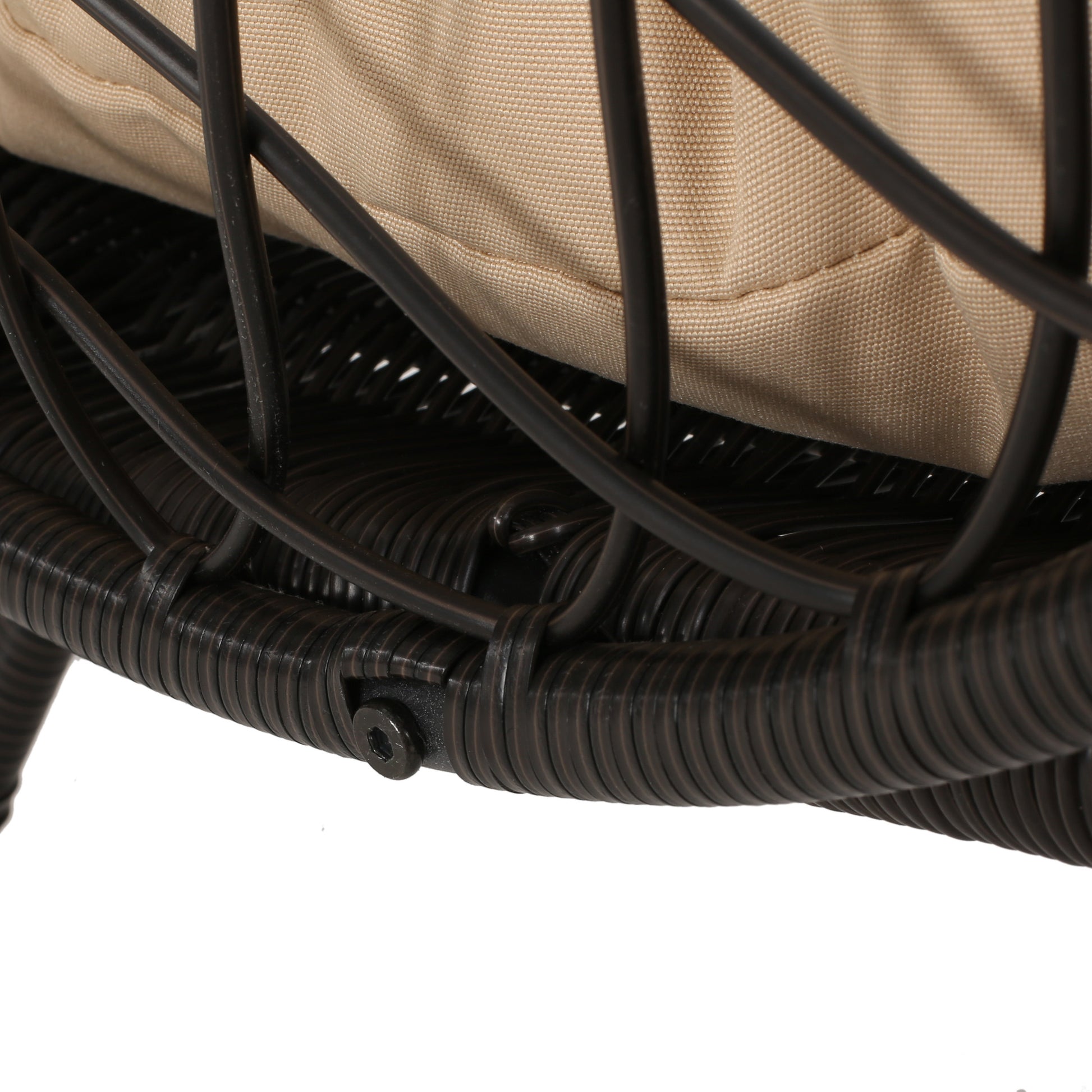 Malia Standing Basket Brown Fabric