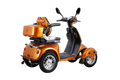 Fastest Mobility Scooter With Four Wheels For Adults & Seniors Orange Abs Pc