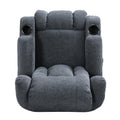 Massage Recliner Charcoal Fabric