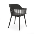 Dahlia Chair Black Polypropylene