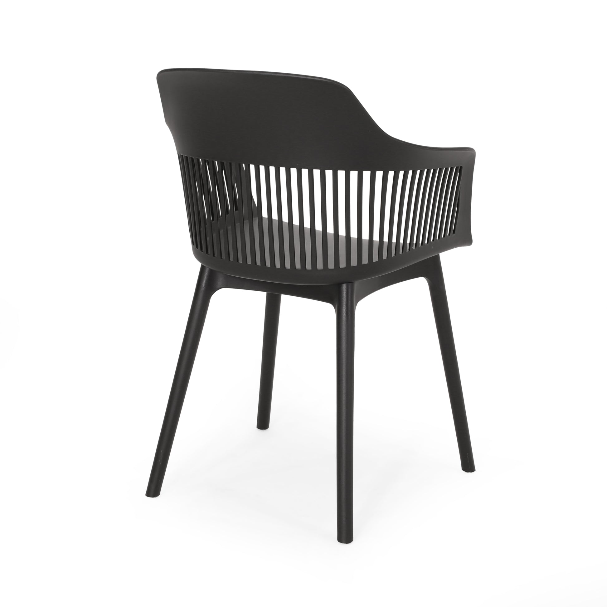 Dahlia Chair Black Polypropylene