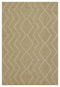 Earth Gc Ntl1011 Jute White 5 Ft. 3 In. X 7 Ft. 3 In. Indoor Outdoor Area Rug Natural White Polyester Polypropylene