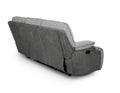 Cyprus Recliner Sofa Gray Gray Fabric 3 Seat