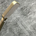 Handheld Shower With Slide Bar And Hose Brushed Gold Stainless Steel