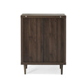 Nordic 4 Drawer Chest Walnut Mdf