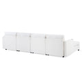Modern Large Sectional Sofa, U Shape Modular Sectional Couch With Storage Function,123