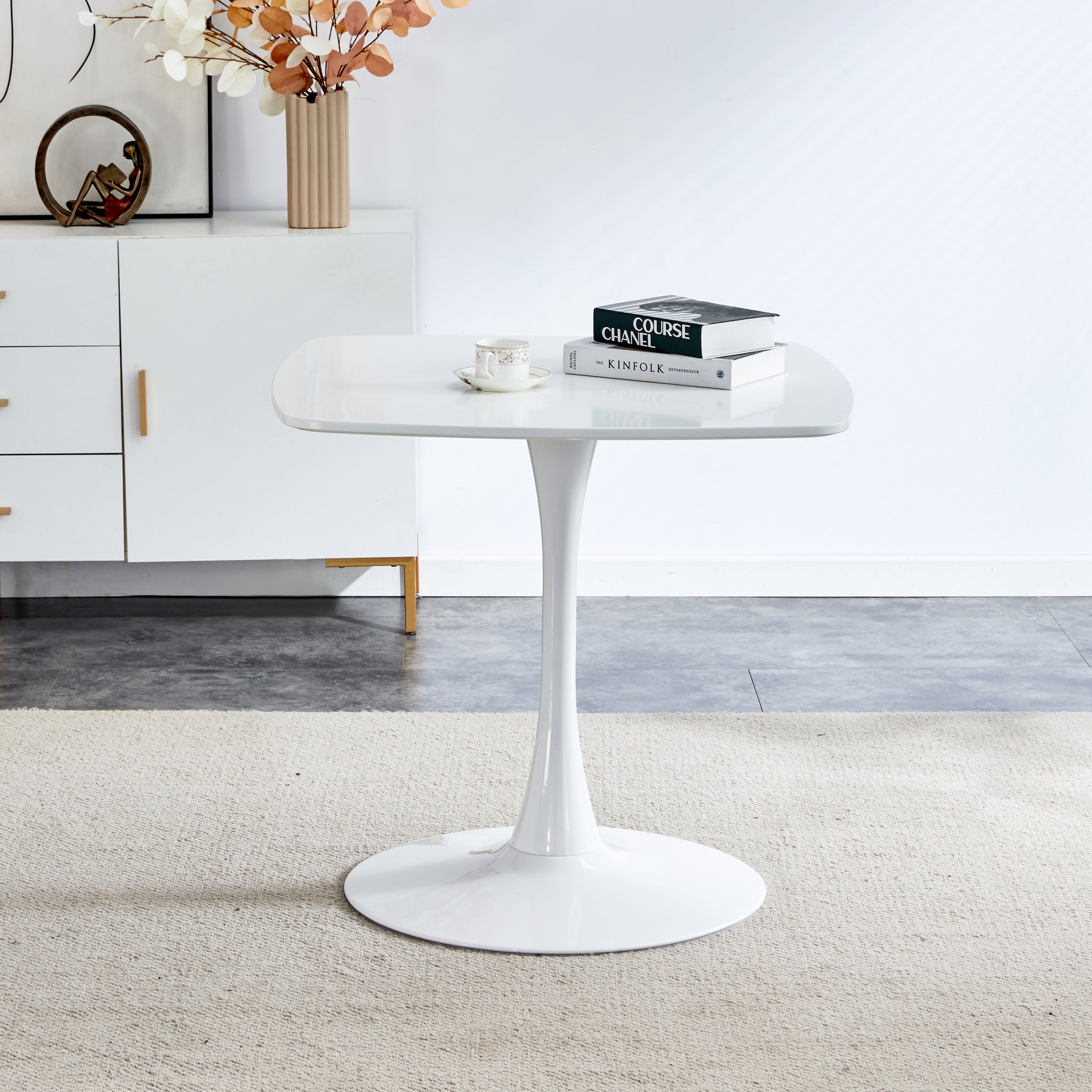 Special Dining Table,Mdf Dining Tablekitchen Table,White,Exective Desk Matte White Mdf