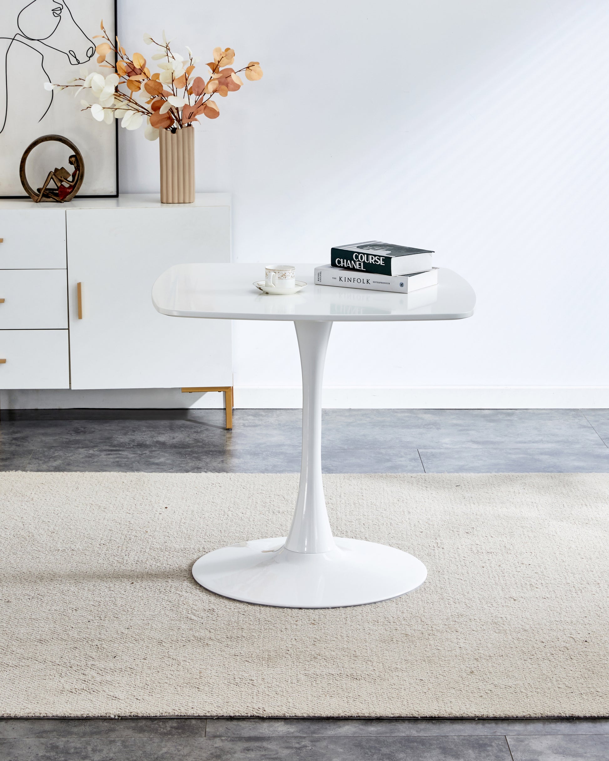 Special Dining Table,Mdf Dining Tablekitchen Table,White,Exective Desk Matte White Mdf