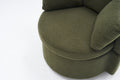 029 Teddy Fabric Swivel And Storage Chair With Back Cushion For Living Room,Green Green Primary Living Space Modern Foam Teddy