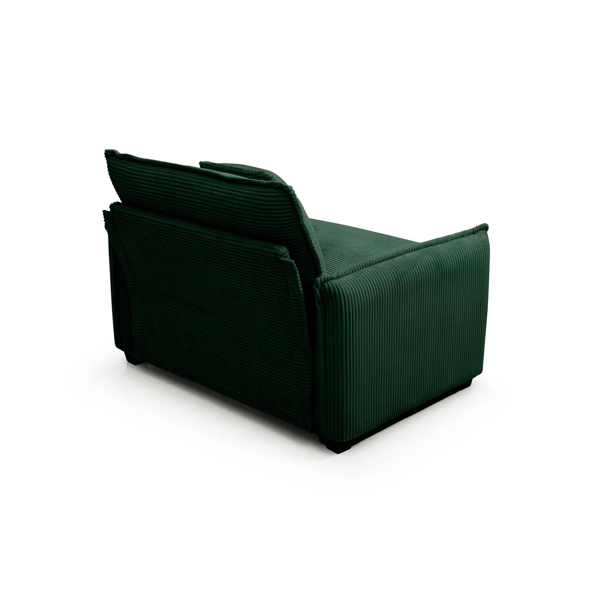 Comfortable Single Deep Seat Sofa With One Pillow, Suitable For Living Room And Bedroom, Club Multiple Occasions,Green Corduroy Green Corduroy 1 Seat