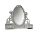 Flora Jewelry Mirror, Gray Finish Bd02206 Gray Mirror