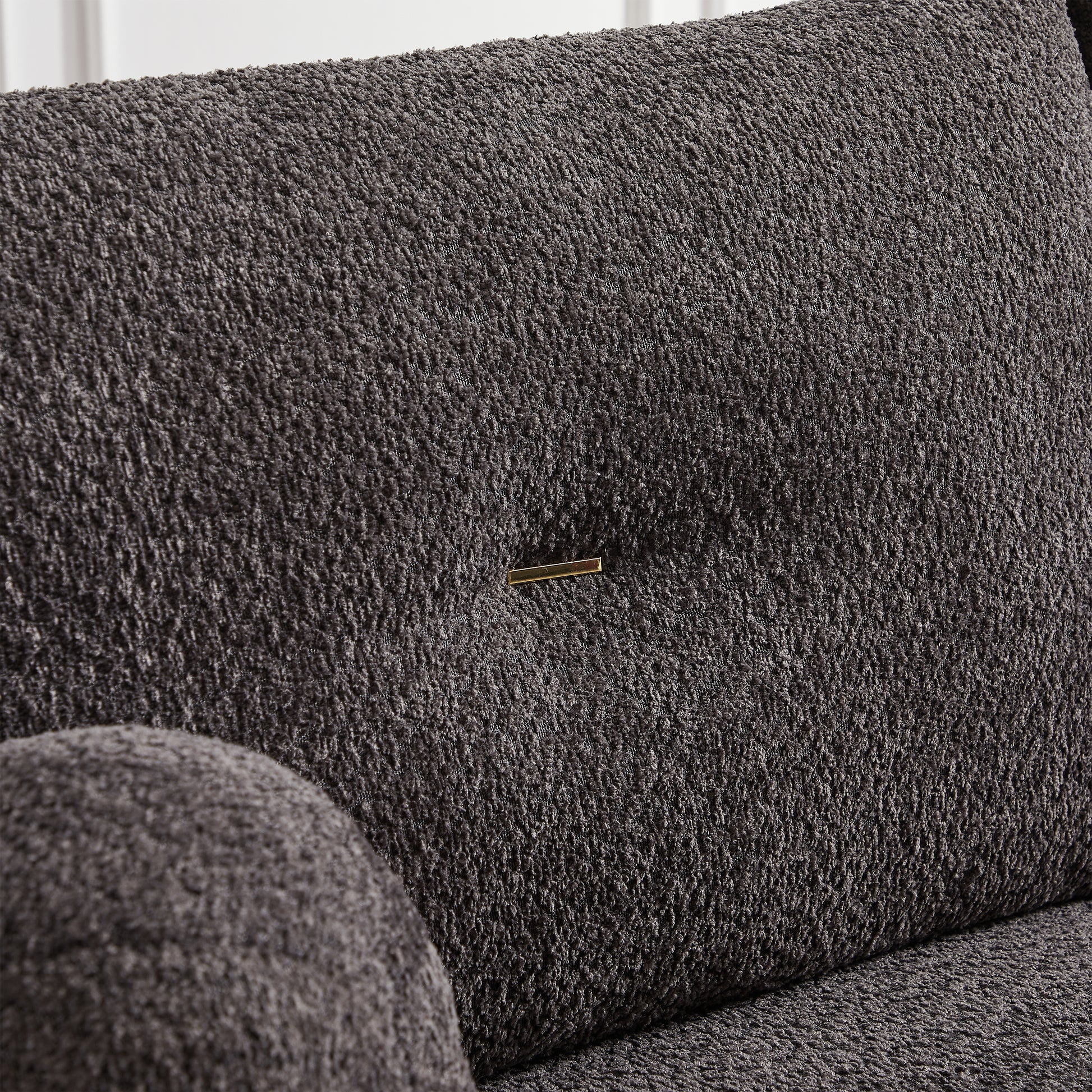 Lamb'S Wool 2 Seater Cushion Sofa 90'' Comfortable Sofa For Living Room Bedroom And Other Casual Spaces Lamb'S Wool Sofa With 2 Cushions And 2 Ball Pillows. Gray Two Sets Gray Foam Fabric 4 Seat