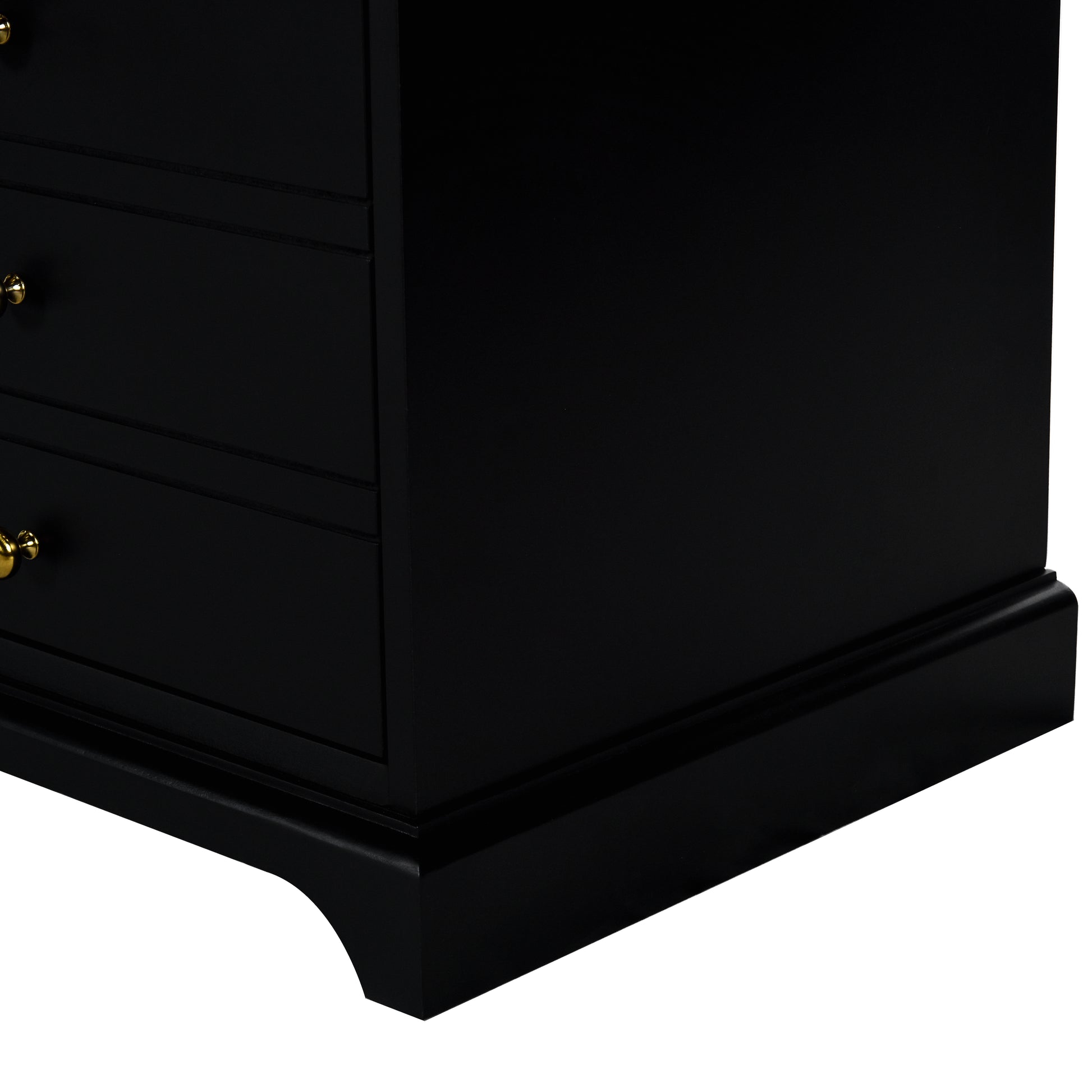 36'' Bathroom Vanity With Resin Sink Combo, Solid Wood Frame Bathroom Storage Cabinet, Freestanding Vanity Set With 2 Drawers& Soft Closing Doors, Black Black Bathroom Solid Wood Mdf Resin