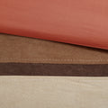 7 Piece Faux Suede Comforter Set Coral Queen Queen Coral Polyester