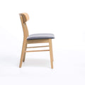 DINING CHAIR dark grey-fabric