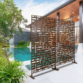 Outdoor & Indoor Privacy Screen Metal Privacy Screen 76