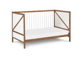 Pixie Zen 3 In 1 Crib In Walnut White Walnut Wood