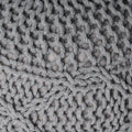 Malibu Pouf Grey Wool