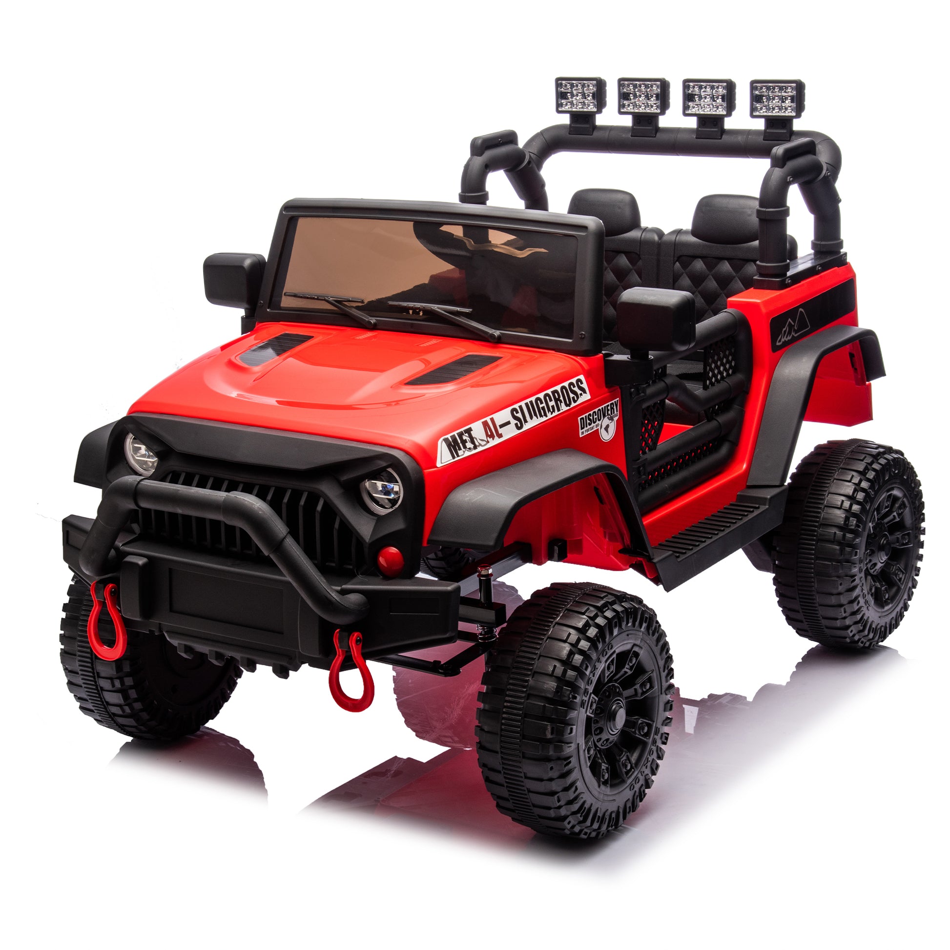 24V Kids Ride On Car W Parents Remote Control,400W Motor,Four Wheel Suspension,Adjustable Speed,Usb,Mp3,Music,Bluetooth,Large Display Screen,Power Display,Portable Handle,Safety Belt For Kids Aged 3 . Red 50 99 Lbs Polypropylene