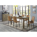 Rustic Oak Server With 3 Doors - Rustic Dining