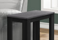 Accent Table, Side, End, Nightstand, Lamp, Living Room, Bedroom, Black And Grey Laminate, Transitional Black Particle Board