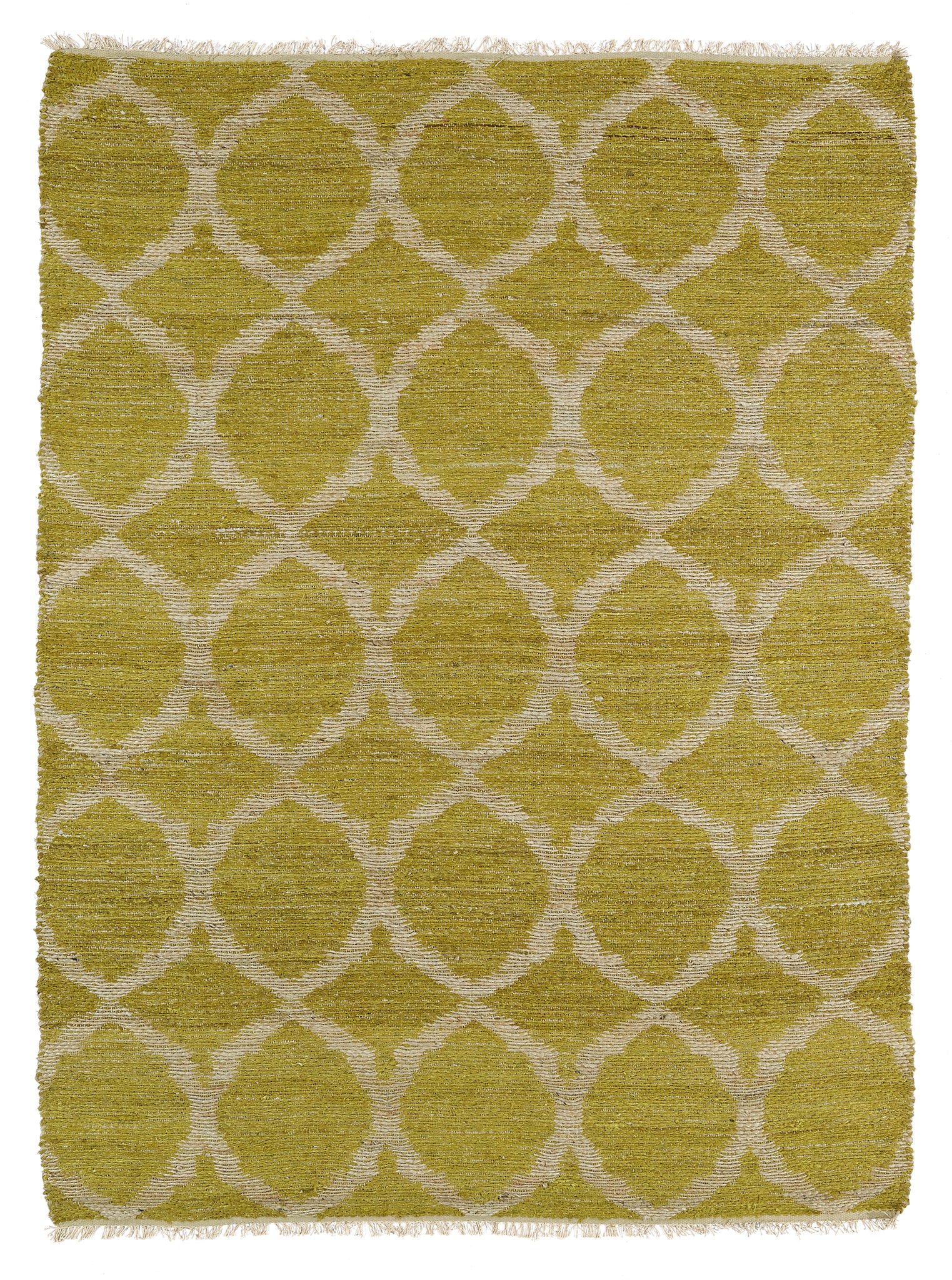 Casual, Contemporary, Modern, Transitional, Kids, Textured Loop Pile 7'6" X 9' Rectangle Area Rug Light Green Jute