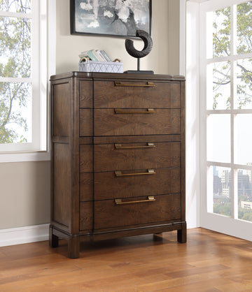 Milan Chest Dark Brown Dark Brown Wood