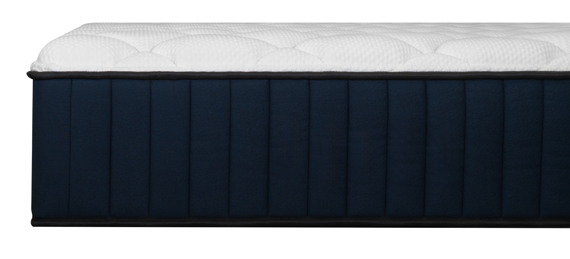 Twin Xl Size Serenity 12" Medium Tight Top Cooling Gel Memory Edge Support Pocket Spring Premium Hybrid Mattress White Black Blue Polyester Foam Spring Twin Xl