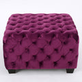 Ottoman Fuchsia Velvet
