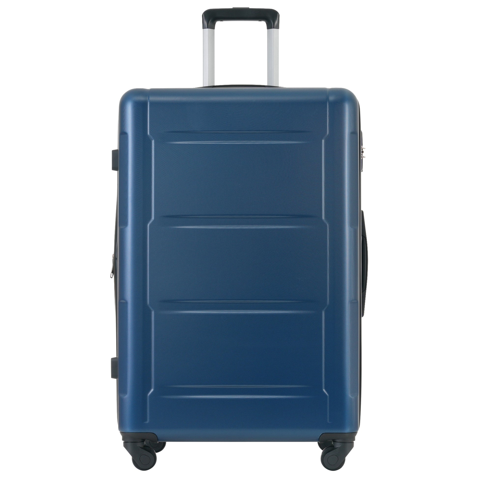 2 Piece Luggage Set With Bags Expanable Spinner Wheels Abs Lightweight Suitcase With Tsa Lock 20Inch 24Inch Blue Abs