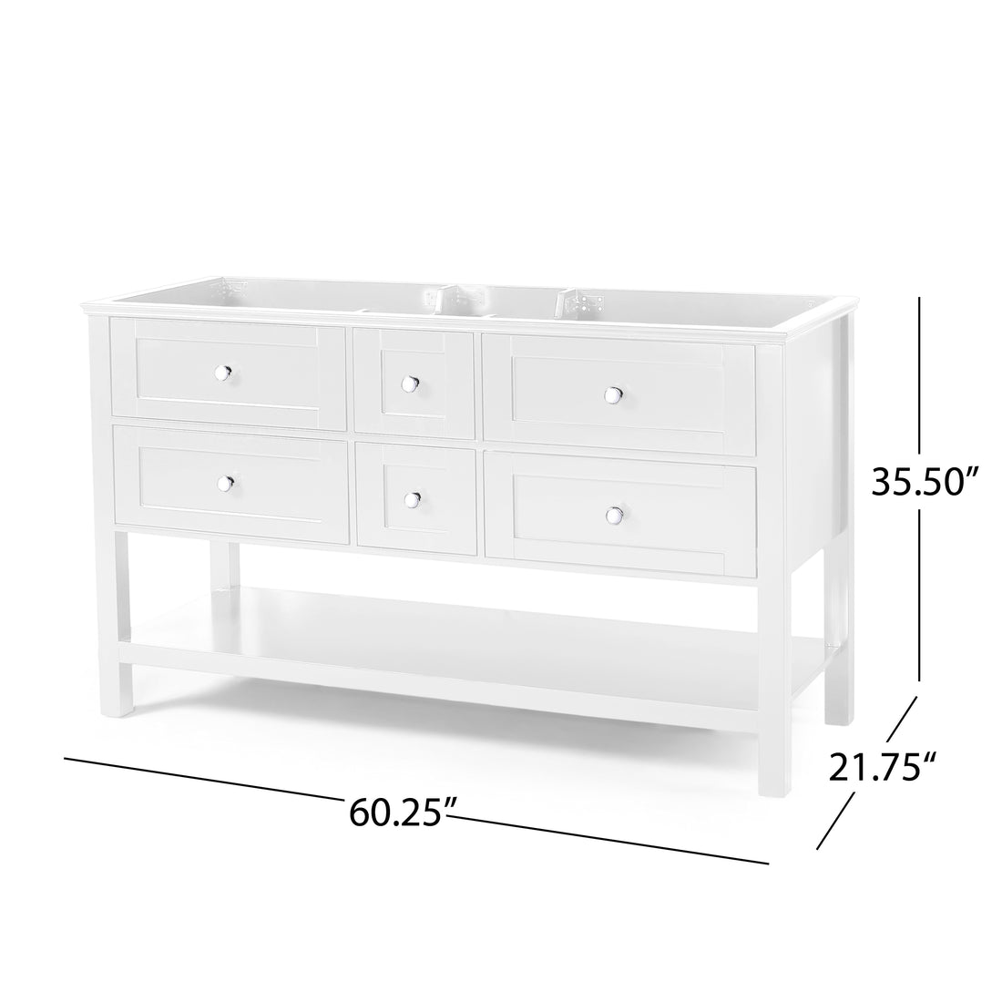 60'' Cabinet - White Plywood