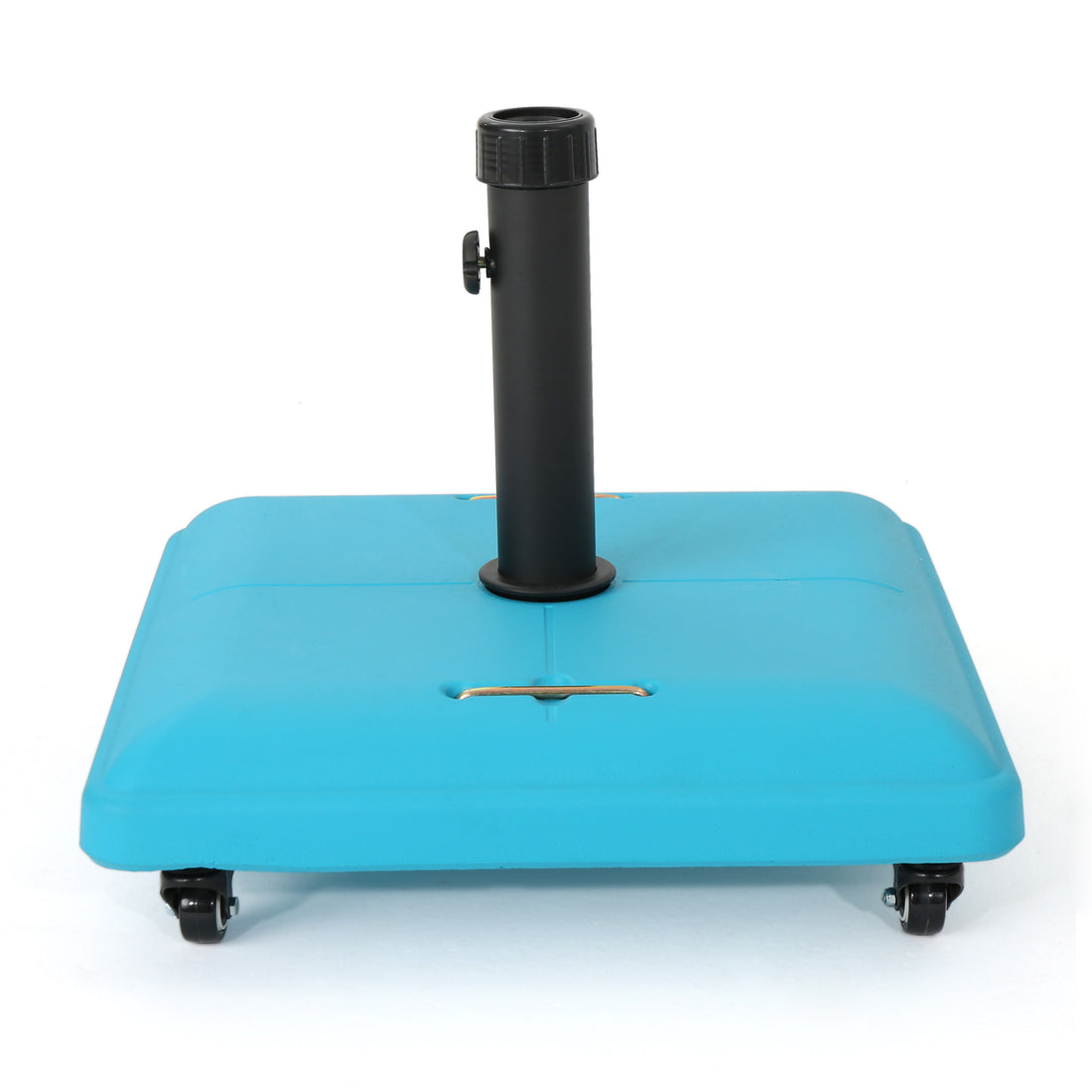 Wheelie Umbrella Base Square Teal Concrete