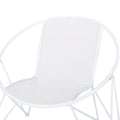 Georgia Chair Set Of 2 White Iron