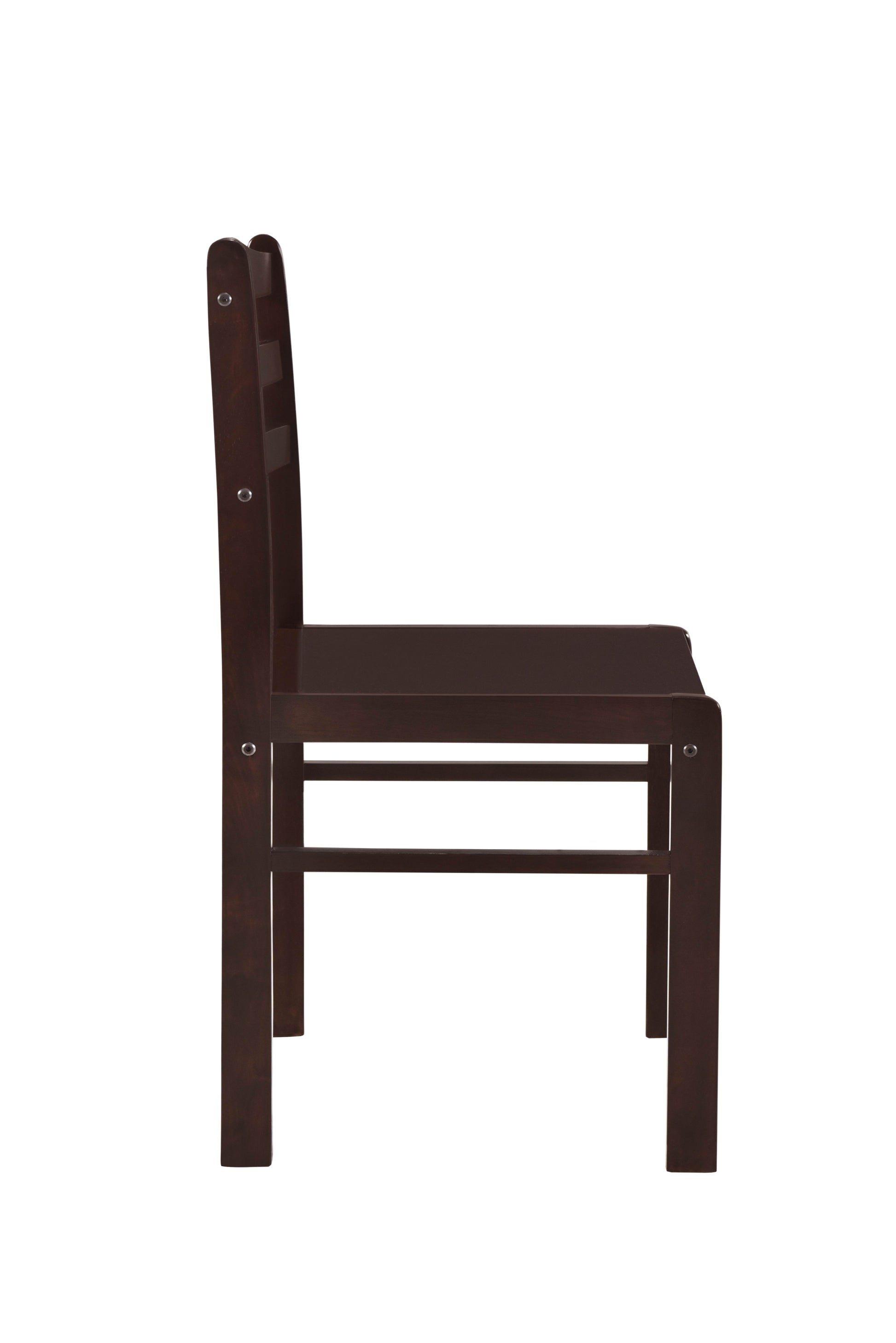 7Pc Dining Set Brown Finish Dining Table And 6 Chairs, Mdf And Solid Wood, Dining Kitchen Set Furniture Brown Seats 6 Dining Room 4 Leg Rectangular Dining Table With Chair Mdf