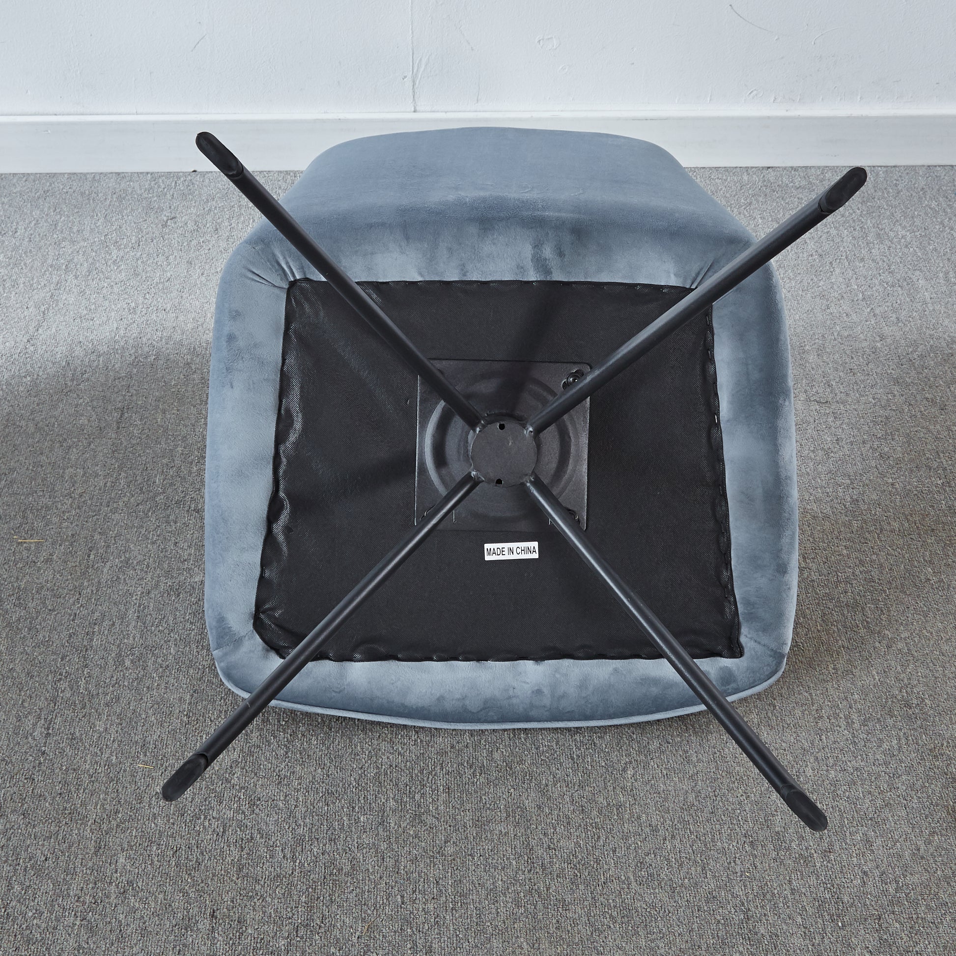 Accent Chair, Dining Chair Upholstered Backrest Seat Chairs For Home Kitchen Living Rooms Velvet Upholstered Contemporary Vanity Chair Blue Velvet