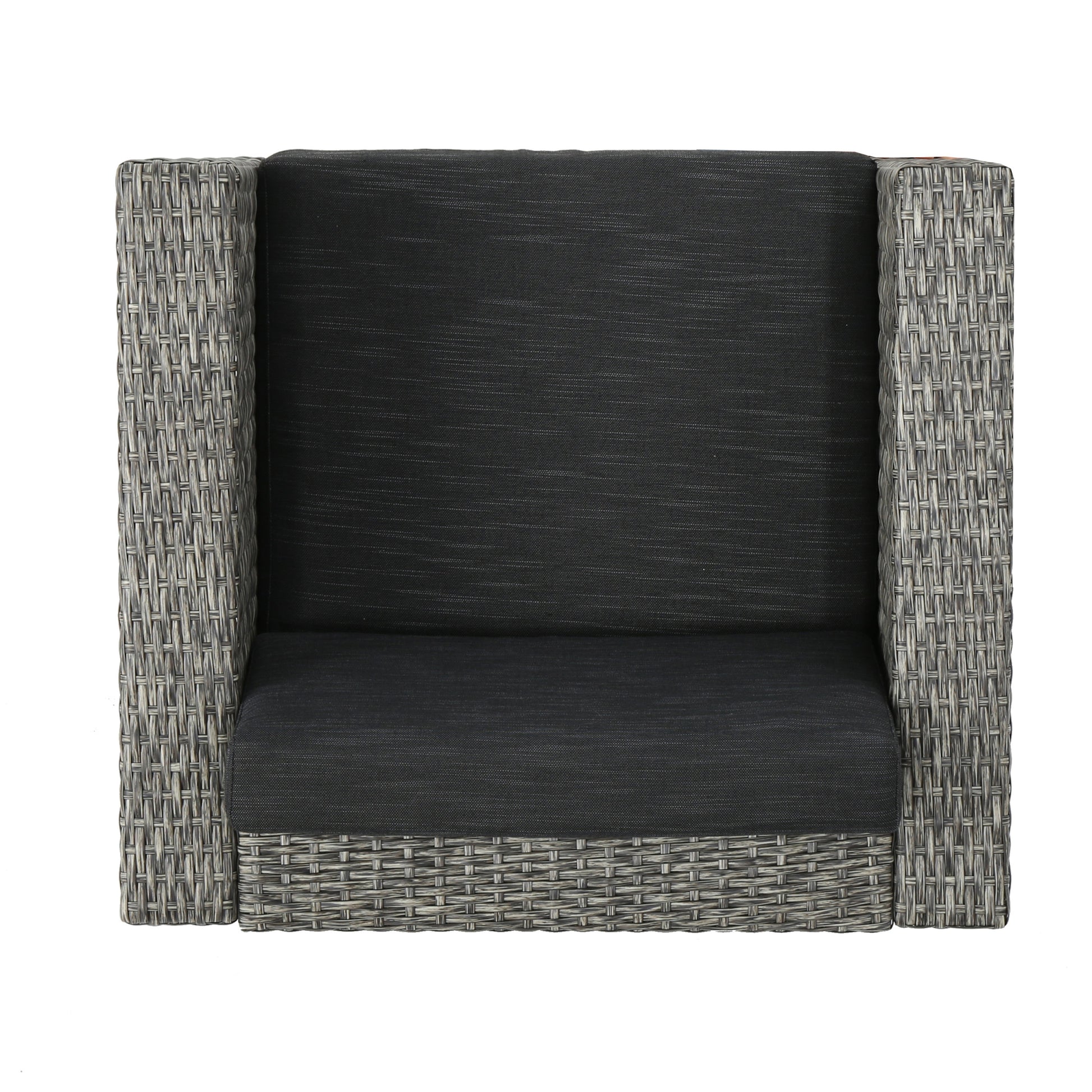 Puerta Club Chair Mp1 Black Rattan