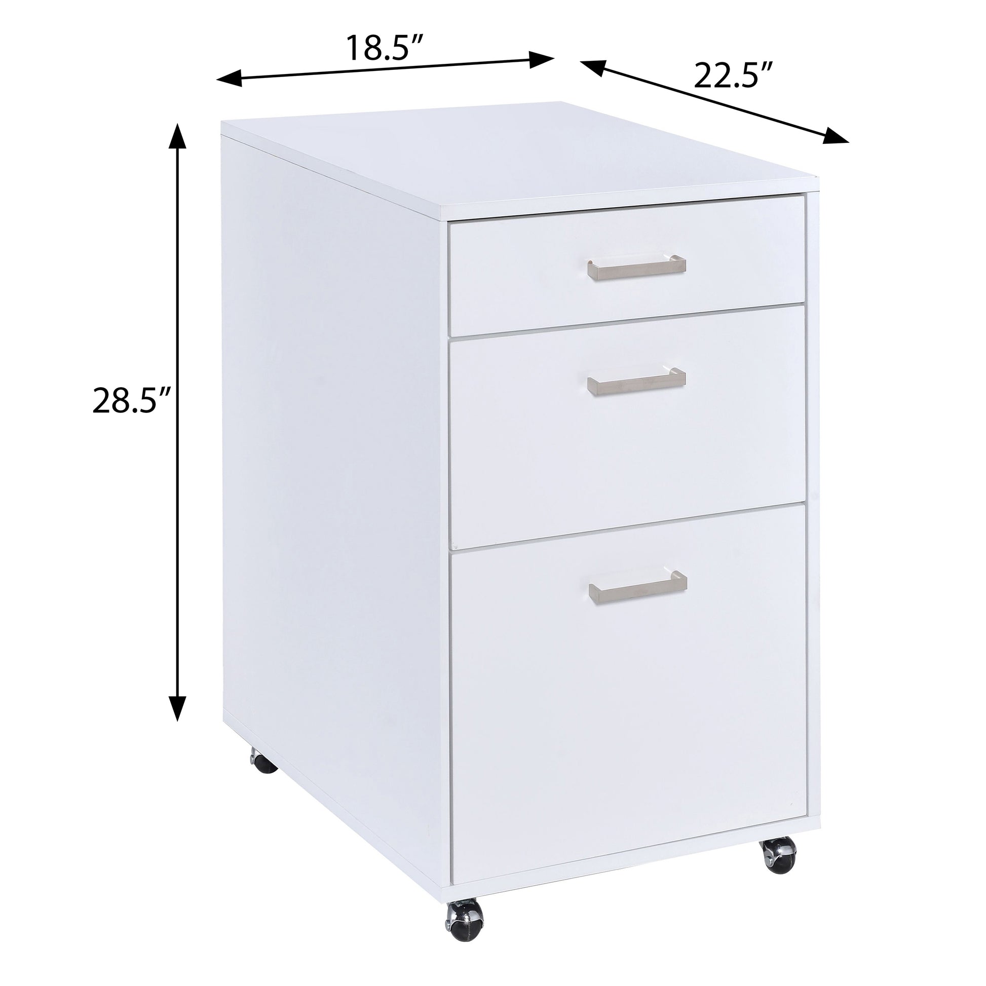 White High Gloss File Cabinet With 3 Drawers Filing Cabinets 3 4 Drawers White Office Drawers Included Contemporary Wood Plastic