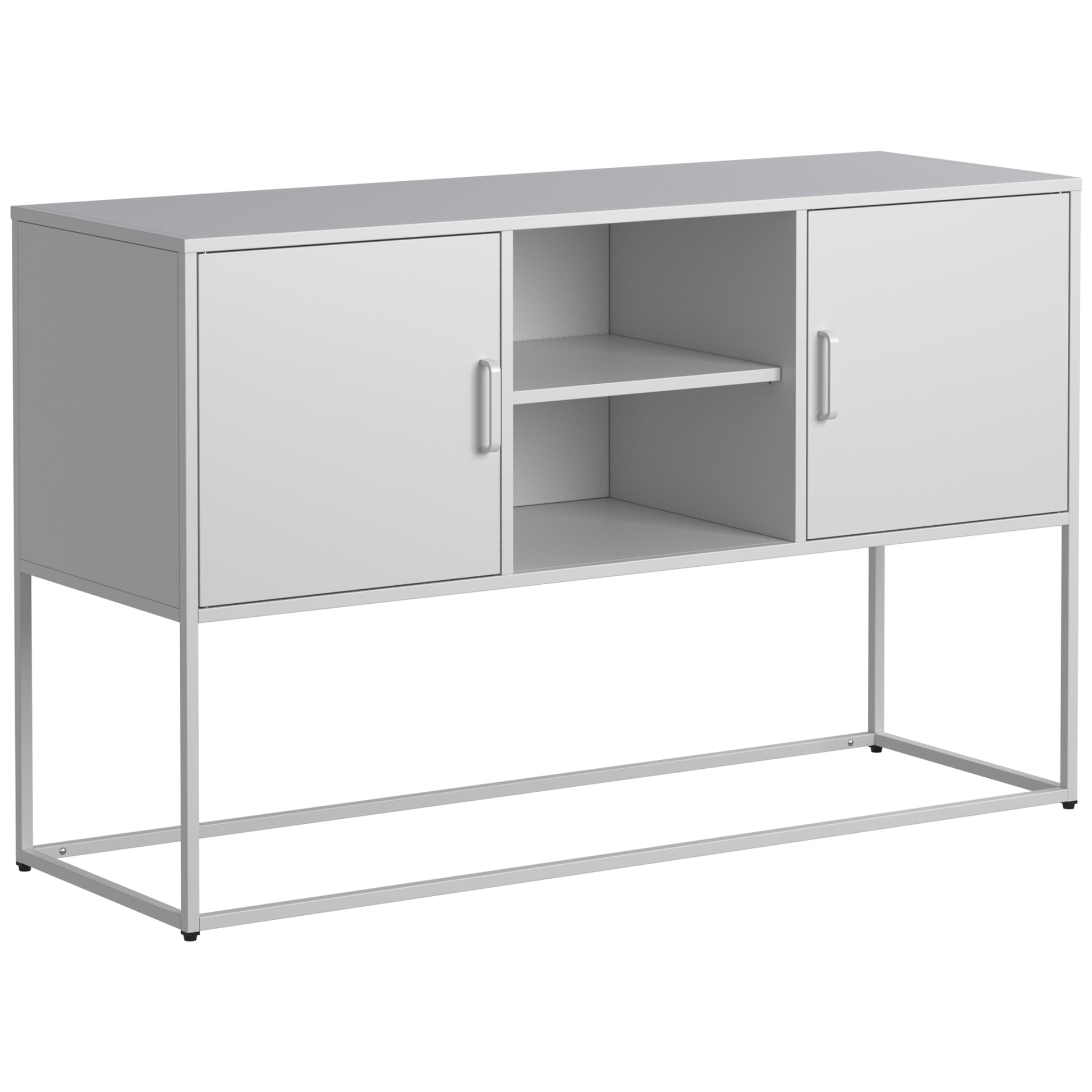 Modern Sideboard Buffet With Plenty Of Storage Space Anti Tilt Mechanism, Elegant Handles, Silent Magnetic Closures And Eco Friendly Finishes For Kitchen, Dining Room,Bed Room And Living Room Wall Mounted 5 Or More Spaces Antique White Primary Living