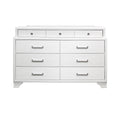 Civic White Dresser White Solid Wood Mdf