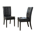 Badin Kd Dining Chair Mp2 Set Of 2 Black Pu