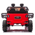 24V Two Seater Kids Ride On Electric Car W Parents Control,Seat Width 19.69In,400W Motor,Four Wheel Suspension,Light&Searchlight,Usb,Mp3,Bluetooth,Provide A Speed Of 1.86 4.35Mph For Kids Of 3 . Red