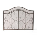 Fire Screen Black Iron